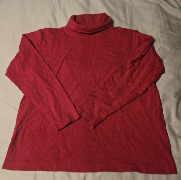 St. John's Bay Tops - Red Turtleneck Sweater